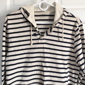 J. Crew striped lightweight pullover